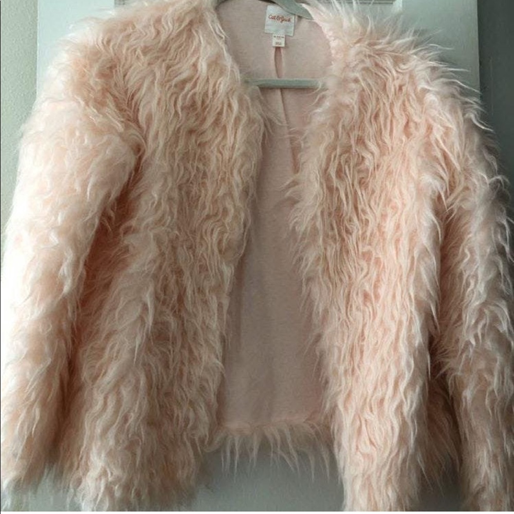 Cat And Jack Pink Fur Jacket